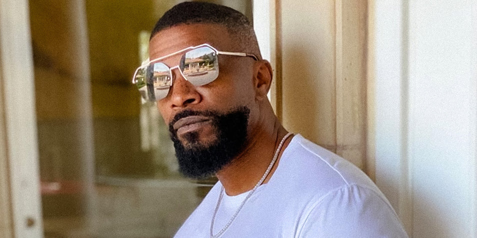 Jamie Foxx looking sharp with his beard
